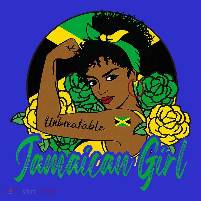 Jamaica Jamaican Mujer Jamaican Flag Tall T-Shirt