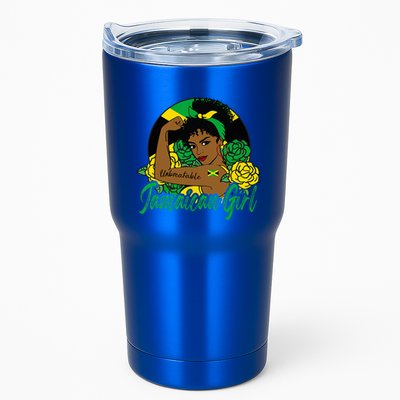 Jamaica Jamaican Mujer Jamaican Flag Tumbler