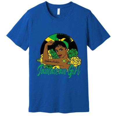 Jamaica Jamaican Mujer Jamaican Flag Premium T-Shirt