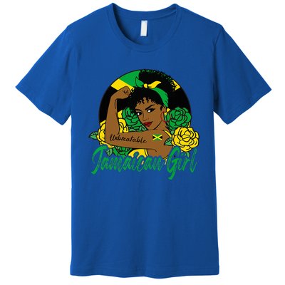 Jamaica Jamaican Mujer Jamaican Flag Premium T-Shirt