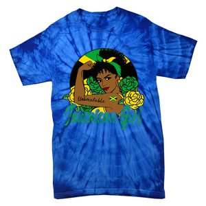 Jamaica Jamaican Mujer Jamaican Flag Tie-Dye T-Shirt