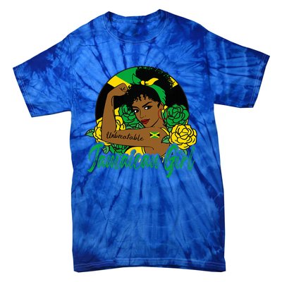 Jamaica Jamaican Mujer Jamaican Flag Tie-Dye T-Shirt