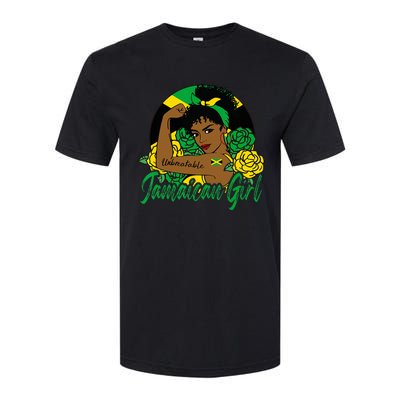 Jamaica Jamaican Mujer Jamaican Flag Softstyle® CVC T-Shirt