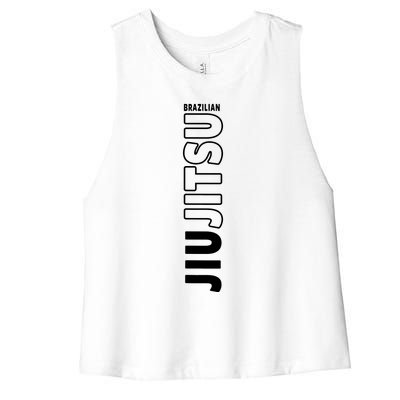 JIU JITSU , MMA , BJJ Women's Racerback Cropped Tank