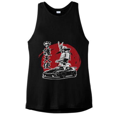 Jdm Japan Motorsport Tuning Car Legend 90s Ladies PosiCharge Tri-Blend Wicking Tank