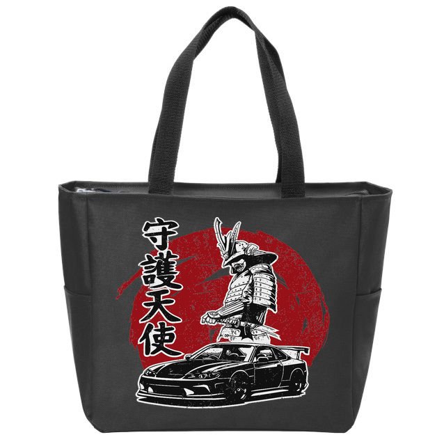 Jdm Japan Motorsport Tuning Car Legend 90s Zip Tote Bag