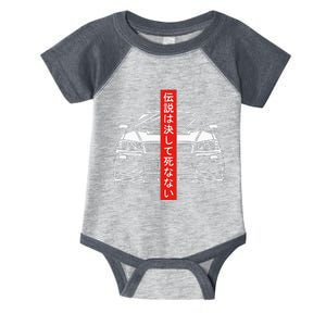 JDM Japan Motorsport Tuning Car Legend 90s Infant Baby Jersey Bodysuit