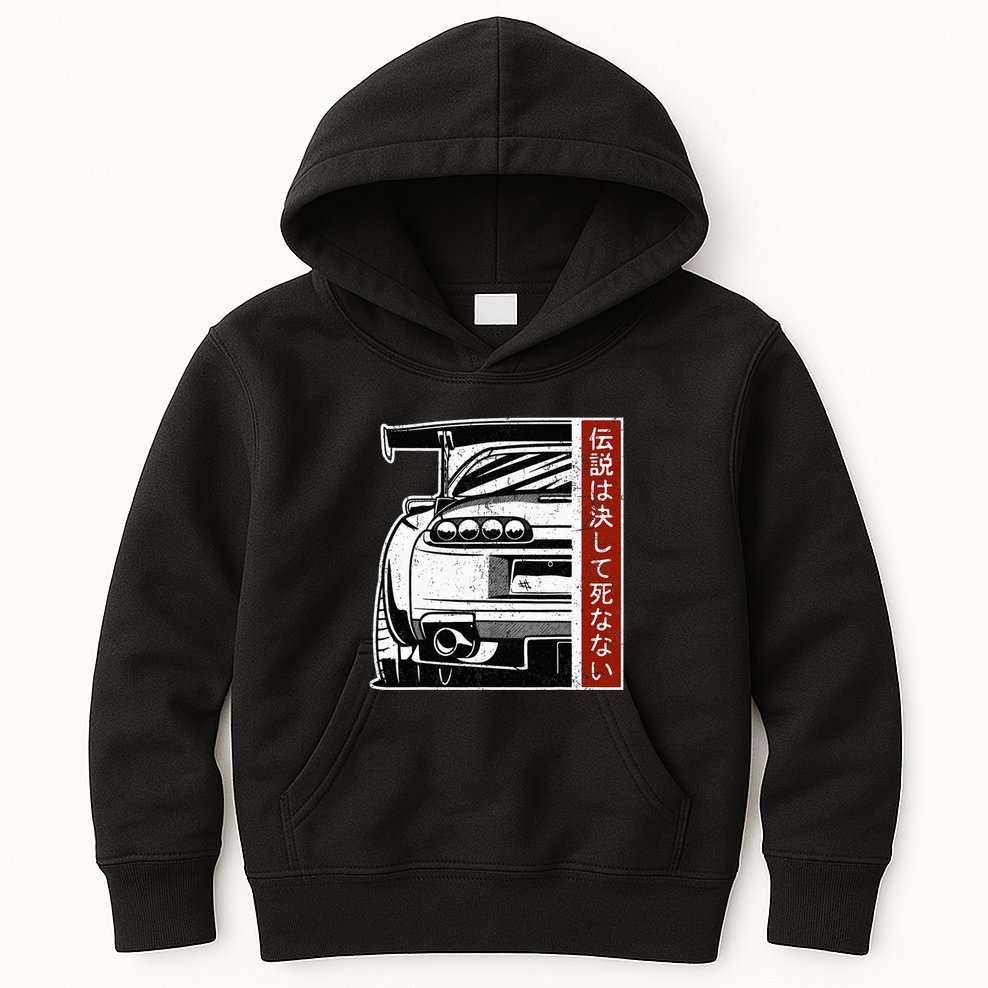 Jdm Japan Motorsport Tuning Car 90s Kids Hoodie