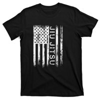 Jiu Jitsu Martial Arts American Flag T-Shirt