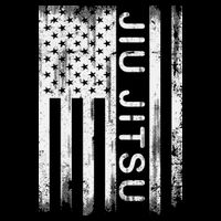 Jiu Jitsu Martial Arts American Flag 16 in Basic Backpack