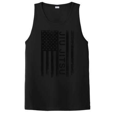 Jiu Jitsu Martial Arts American Flag PosiCharge Competitor Tank