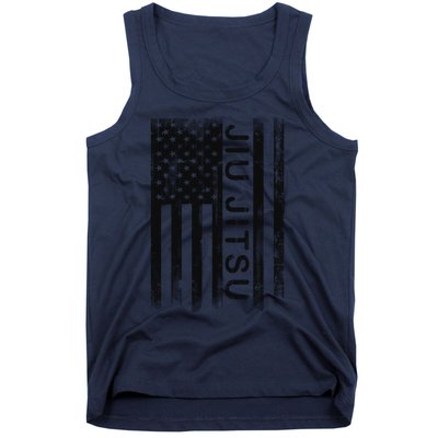 Jiu Jitsu Martial Arts American Flag Tank Top