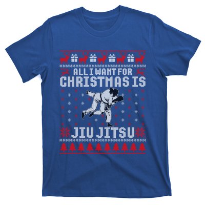 Jiu Jitsu Mma Bjj Funny Christmas Ugly Xmas Sweater Gift T-Shirt