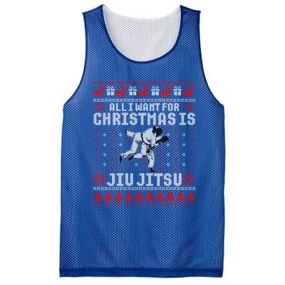 Jiu Jitsu Mma Bjj Funny Christmas Ugly Xmas Sweater Gift Mesh Reversible Basketball Jersey Tank