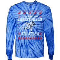 Jiu Jitsu Mma Bjj Funny Christmas Ugly Xmas Sweater Gift Tie-Dye Long Sleeve Shirt