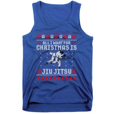 Jiu Jitsu Mma Bjj Funny Christmas Ugly Xmas Sweater Gift Tank Top