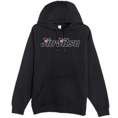 Jiu Jitsu Martial Arts Self Defense Sparring Grappling Premium Pullover Hoodie