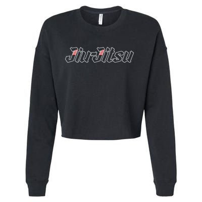 Jiu Jitsu Martial Arts Self Defense Sparring Grappling Cropped Pullover Crew