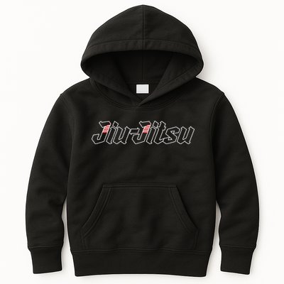 Jiu Jitsu Martial Arts Self Defense Sparring Grappling Kids Hoodie