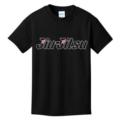 Jiu Jitsu Martial Arts Self Defense Sparring Grappling Kids T-Shirt