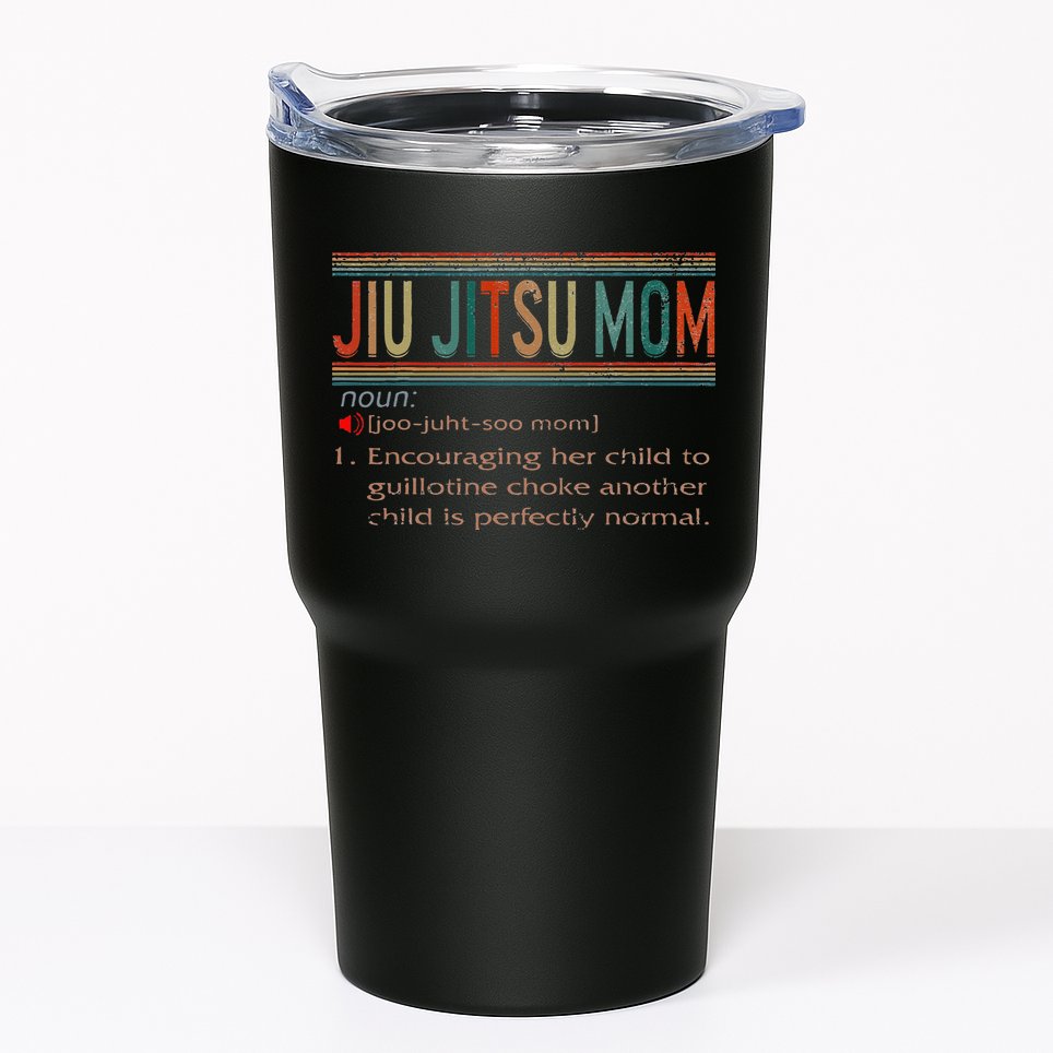 Jiu Jitsu Mom Definition BJJ MMA Jujitsu Martial Tumbler