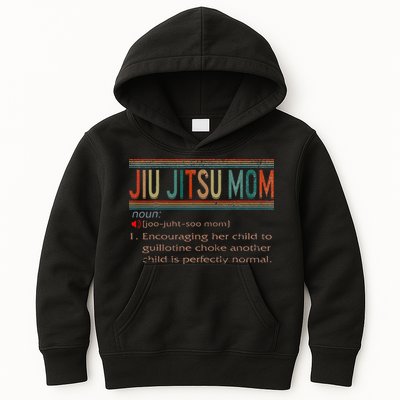 Jiu Jitsu Mom Definition BJJ MMA Jujitsu Martial Kids Hoodie
