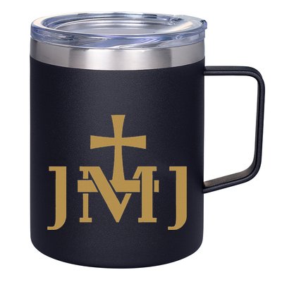 Jmj Jesus Mary Saint Joseph Insignia Catholic 12oz Stainless Steel Coffee Mug