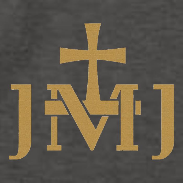 Jmj Jesus Mary Saint Joseph Insignia Catholic Vector Backpack