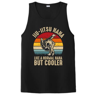 Jiu Jitsu Nana Like A Normal Nana But Cooler Funny Dad Gifts Retro Plus Size PosiCharge Competitor Tank