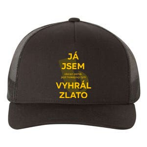 Ja Jsem Obcan Zeme Jejiz Hokejovy Tym Vyhral Zlato Yupoong Adult 5-Panel Trucker Hat