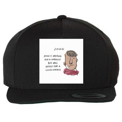 John Wool Snapback Cap