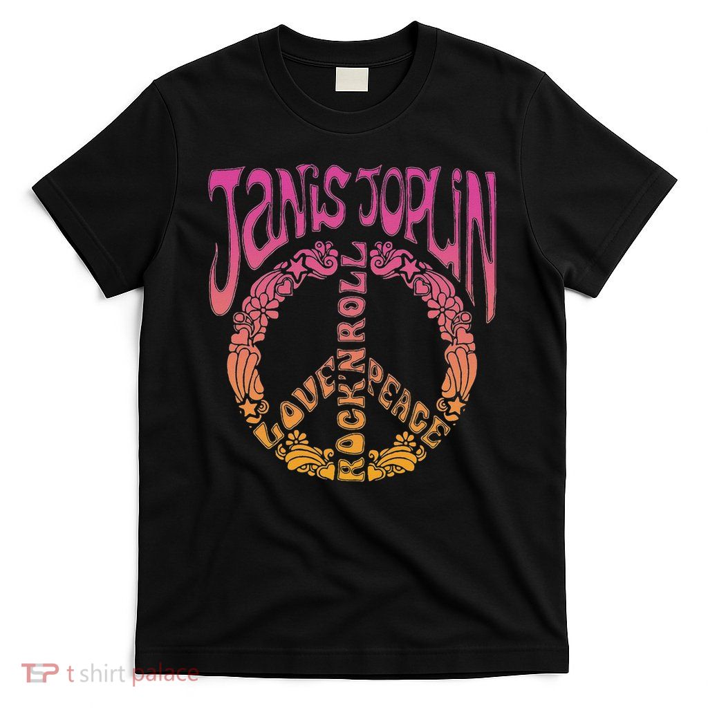 Janis Joplin Peace Art Nouveau T-Shirt