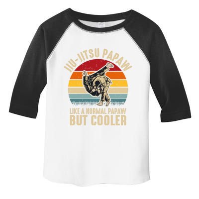 Jiu Jitsu Papaw Like A Normal Papaw But Cooler Funny Dad Gifts Retro Plus Size Toddler Fine Jersey T-Shirt