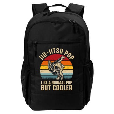 Jiu Jitsu Pop Like A Normal Pop But Cooler Funny Dad Gifts Retro Plus Size Daily Commute Backpack