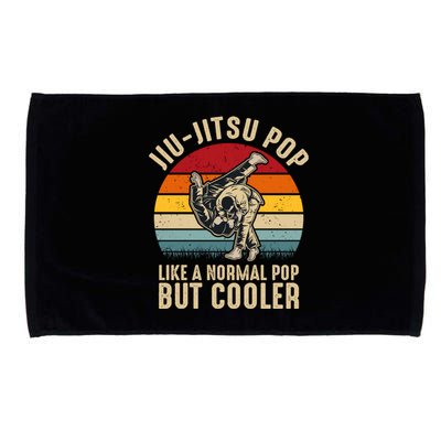 Jiu Jitsu Pop Like A Normal Pop But Cooler Funny Dad Gifts Retro Plus Size Microfiber Hand Towel