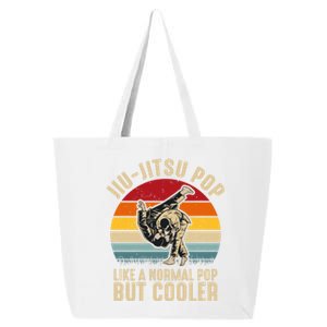 Jiu Jitsu Pop Like A Normal Pop But Cooler Funny Dad Gifts Retro Plus Size 25L Jumbo Tote