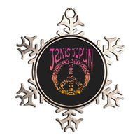 J.A.N.I.S J.O.P.L.I.N Peace Art Nouveau Metallic Star Ornament