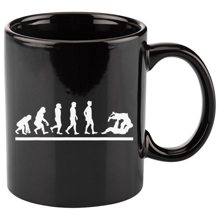 Jiu Jitsu Put Your Gi On It's Cuddle Time BJJ Funny 11oz C Handle Ceramic Mug