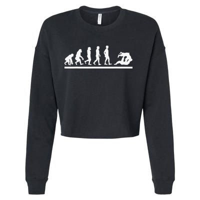 Jiu Jitsu Put Your Gi On It's Cuddle Time BJJ Funny Cropped Pullover Crew