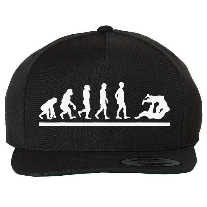 Jiu Jitsu Put Your Gi On It's Cuddle Time BJJ Funny Wool Snapback Cap