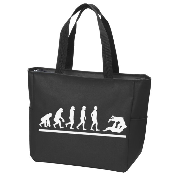 Jiu Jitsu Put Your Gi On It's Cuddle Time BJJ Funny Zip Tote Bag