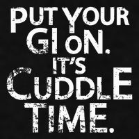 Jiu Jitsu Put Your Gi On ItS Cuddle Time Bjj Funny Ladies PosiCharge Tri-Blend Wicking Tank