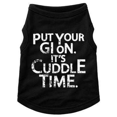 Jiu Jitsu Put Your Gi On ItS Cuddle Time Bjj Funny Doggie Tank