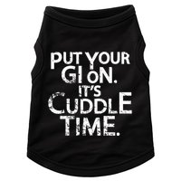 Jiu Jitsu Put Your Gi On ItS Cuddle Time Bjj Funny Doggie Tank