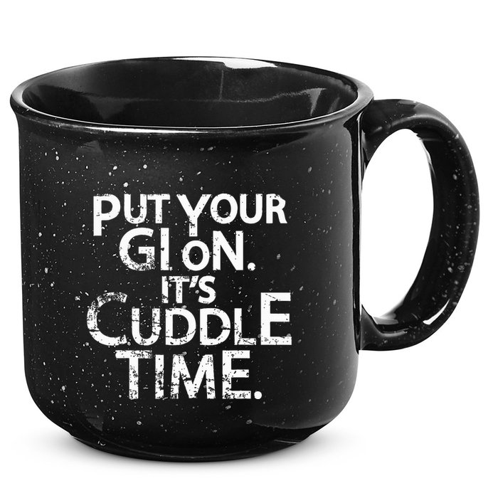Jiu Jitsu Put Your Gi On ItS Cuddle Time Bjj Funny 15oz Campfire Ceramic Mug