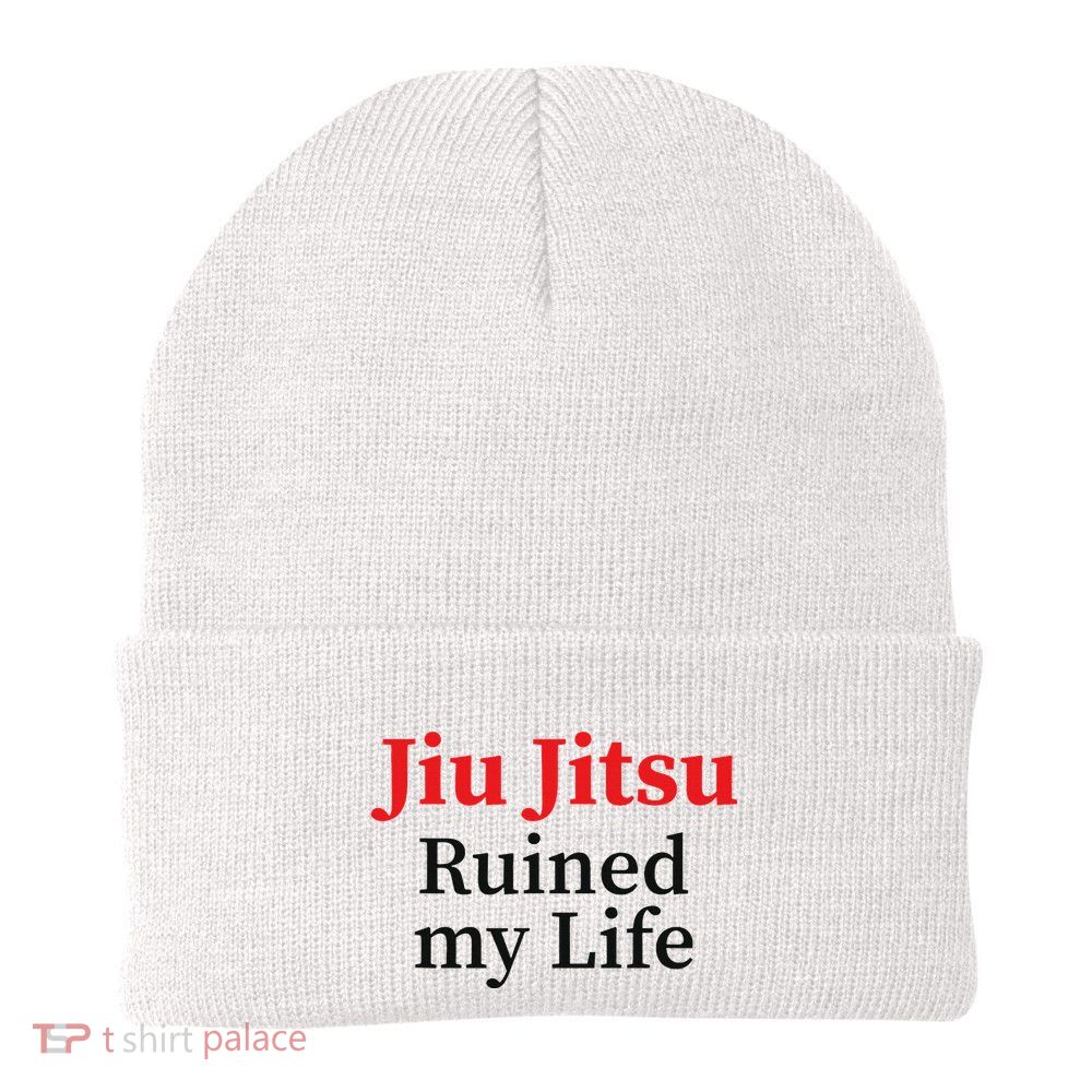 Jiu Jitsu Ruined My Life Knit Cap Winter Beanie
