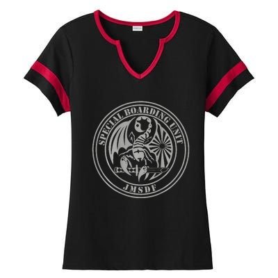 Japan Jmsdf Sbu Unit Special Forces Ladies Halftime Notch Neck Tee