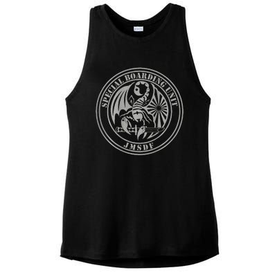 Japan Jmsdf Sbu Unit Special Forces Ladies PosiCharge Tri-Blend Wicking Tank