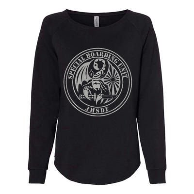 Japan Jmsdf Sbu Unit Special Forces Womens California Wash Sweatshirt