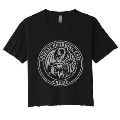 Japan Jmsdf Sbu Unit Special Forces Women's Crop Top Tee